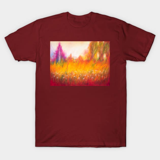 Autumn landscape T-Shirt by redwitchart